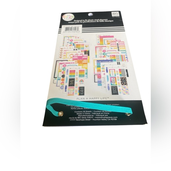 The Happy Planner Color Me Happy Happy Place Sticker Sheets Book - Picture 6 of 11